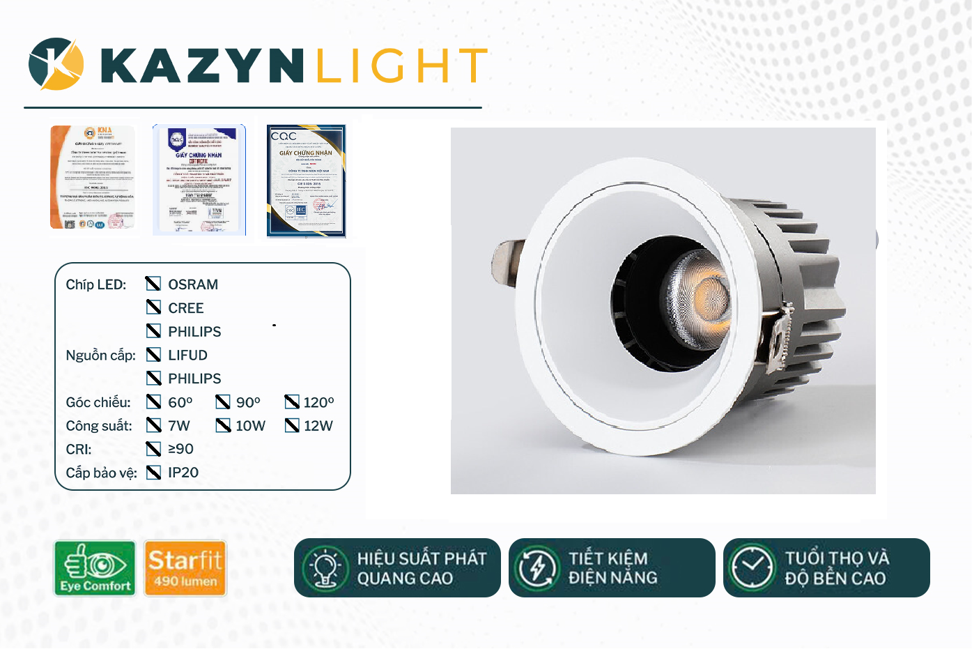 Âm trần Sportlight LION - KZ022CT